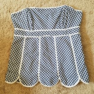 Sz. 4 Lilly Pulitzer Scalloped Gingham Top
